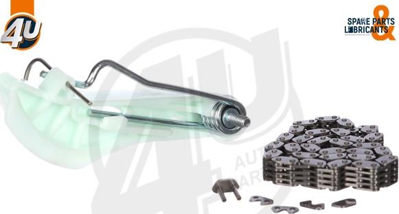 4U Autoparts 44098VV - Kit de chaînes, commade de pompe à huile cwaw.fr