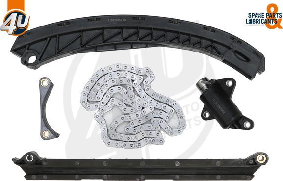 4U Autoparts 44009BW - Kit de distribution par chaîne cwaw.fr