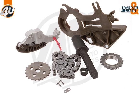 4U Autoparts 44136BW - Kit de distribution par chaîne cwaw.fr