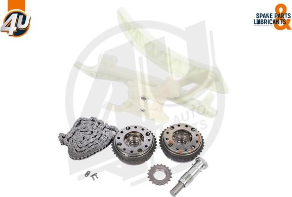 4U Autoparts 44132BW - Kit de distribution par chaîne cwaw.fr