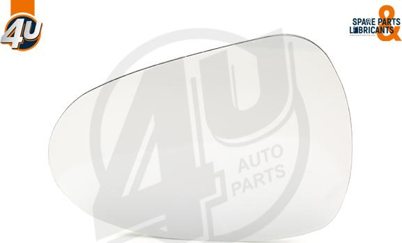 4U Autoparts 41555SE - Verre de rétroviseur, rétroviseur extérieur cwaw.fr