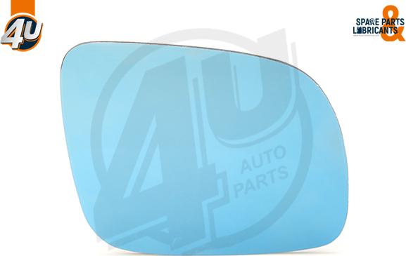 4U Autoparts 41519VV - Verre de rétroviseur, rétroviseur extérieur cwaw.fr