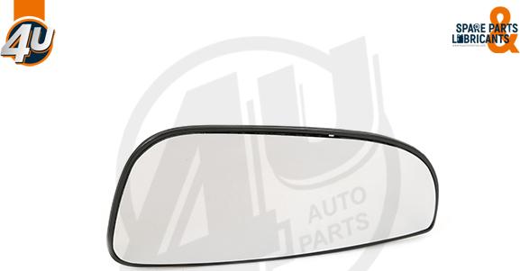 4U Autoparts 41582PU - Verre à miroir, grand rétroviseur cwaw.fr