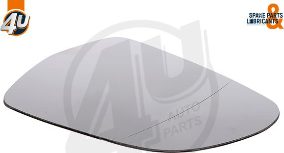 4U Autoparts 41601VV - Verre de rétroviseur, rétroviseur extérieur cwaw.fr