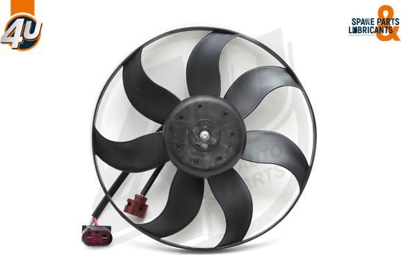 4U Autoparts 15253VV - Ventilateur, refroidissement du moteur cwaw.fr