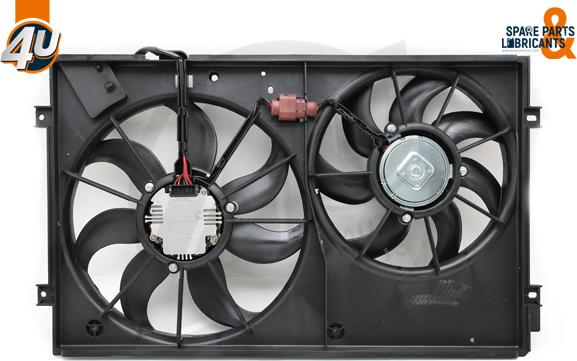 4U Autoparts 15261VV - Ventilateur, refroidissement du moteur cwaw.fr