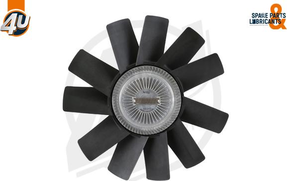 4U Autoparts 15203VV - Embrayage, ventilateur de radiateur cwaw.fr