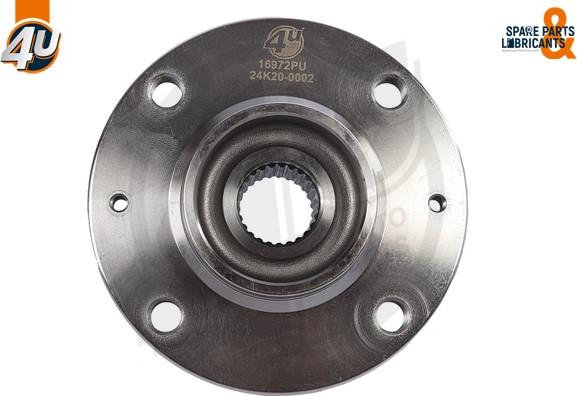 4U Autoparts 16972PU - Moyeu de roue cwaw.fr