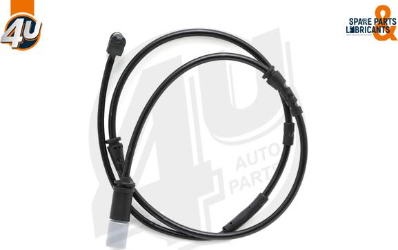 4U Autoparts 12454BW - Contact d'avertissement, usure des plaquettes de frein cwaw.fr