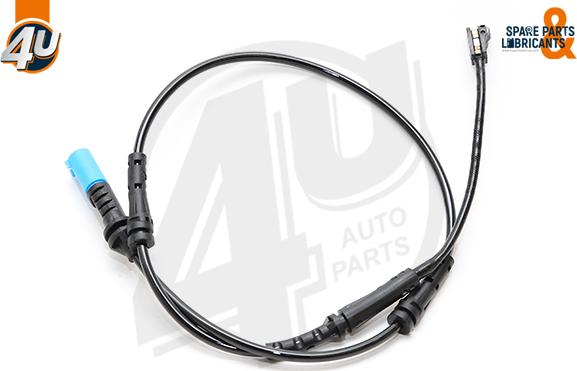 4U Autoparts 12457BW - Contact d'avertissement, usure des plaquettes de frein cwaw.fr