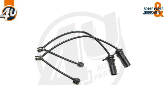 4U Autoparts 12466VV - Contact d'avertissement, usure des plaquettes de frein cwaw.fr