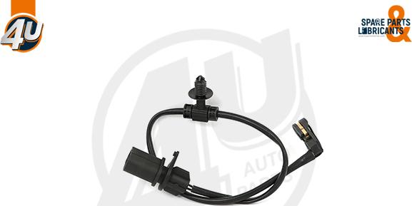 4U Autoparts 12468VV - Contact d'avertissement, usure des plaquettes de frein cwaw.fr