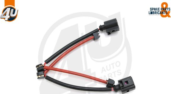 4U Autoparts 12462VV - Contact d'avertissement, usure des plaquettes de frein cwaw.fr