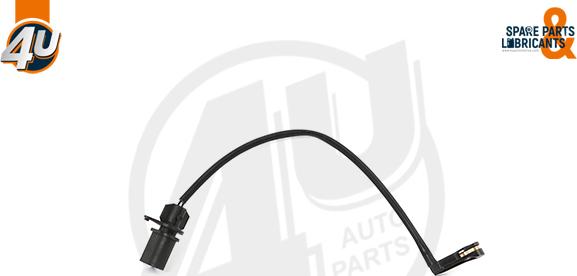 4U Autoparts 12467VV - Contact d'avertissement, usure des plaquettes de frein cwaw.fr