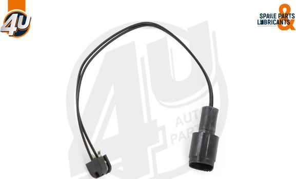 4U Autoparts 12401BW - Contact d'avertissement, usure des plaquettes de frein cwaw.fr