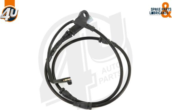 4U Autoparts 12418BW - Contact d'avertissement, usure des plaquettes de frein cwaw.fr