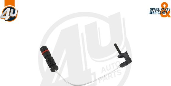 4U Autoparts 12365MR - Contact d'avertissement, usure des plaquettes de frein cwaw.fr