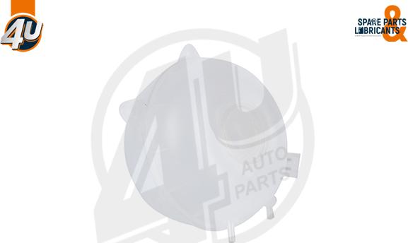 4U Autoparts 12769VV - Vase d'expansion, liquide de refroidissement cwaw.fr