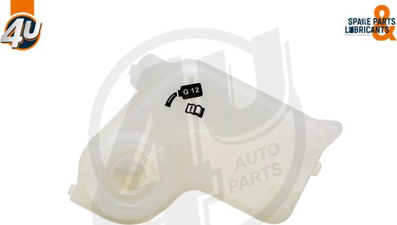 4U Autoparts 12767VV - Vase d'expansion, liquide de refroidissement cwaw.fr