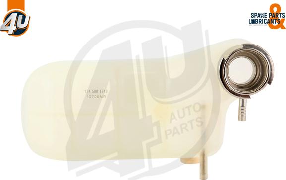 4U Autoparts 12700MR - Vase d'expansion, liquide de refroidissement cwaw.fr