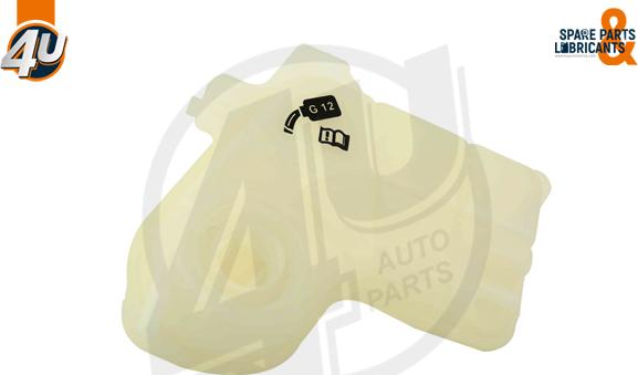 4U Autoparts 12775VV - Vase d'expansion, liquide de refroidissement cwaw.fr