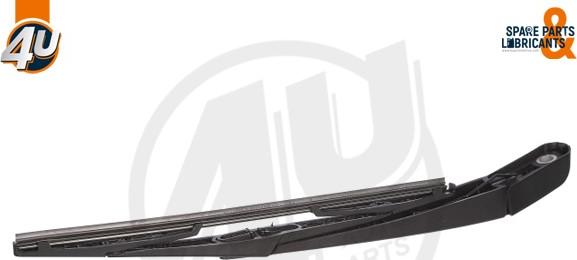 4U Autoparts 17268PU - Kit de bras d'essuie-glace, nettoyage des vitres cwaw.fr