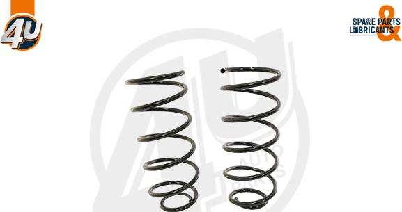 4U Autoparts 39642VV - Ressort de suspension cwaw.fr