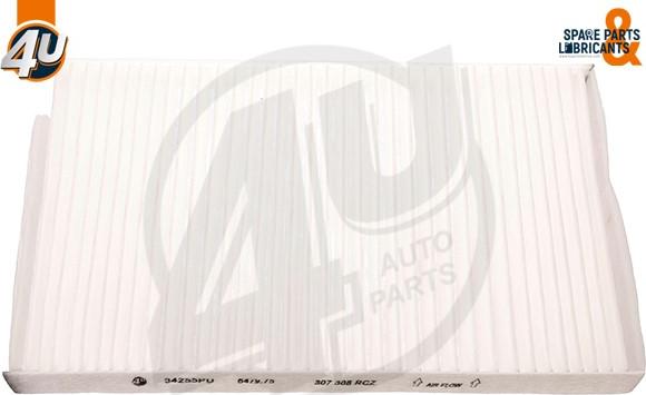 4U Autoparts 34255PU - Filtre, air de l'habitacle cwaw.fr