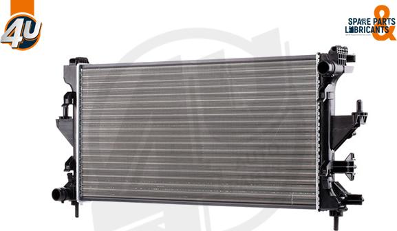 4U Autoparts 31059PU - Radiateur, refroidissement du moteur cwaw.fr