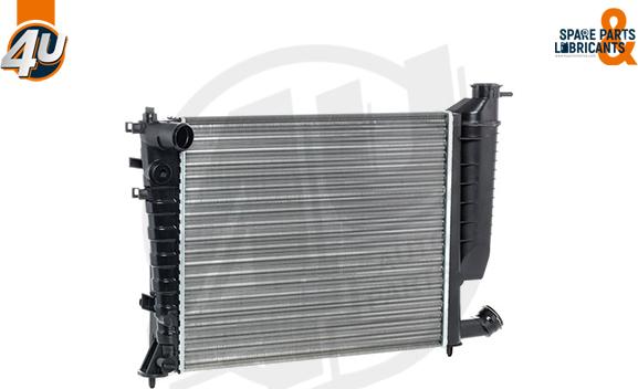 4U Autoparts 31052PU - Radiateur, refroidissement du moteur cwaw.fr