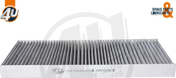 4U Autoparts 33162MR - Filtre, air de l'habitacle cwaw.fr