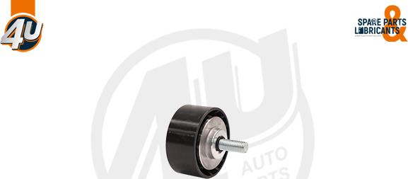 4U Autoparts 32450VV - Poulie renvoi / transmission, courroie trapézoïdale à nervures cwaw.fr