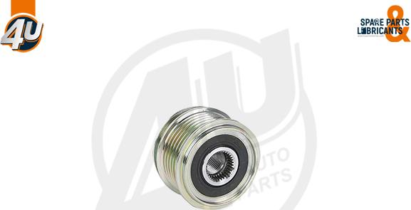 4U Autoparts 32604VV - Poulie, alternateur cwaw.fr