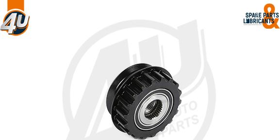 4U Autoparts 32616VV - Poulie, alternateur cwaw.fr