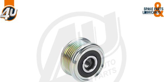 4U Autoparts 32613VV - Poulie, alternateur cwaw.fr