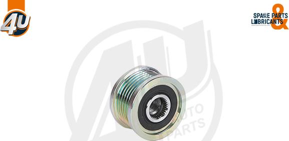 4U Autoparts 32257BW - Poulie, alternateur cwaw.fr