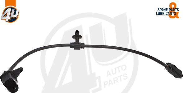 4U Autoparts 37347VV - Contact d'avertissement, usure des plaquettes de frein cwaw.fr