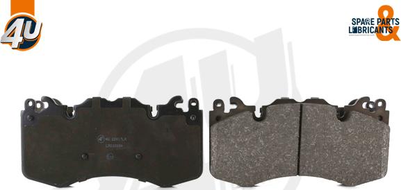 4U Autoparts 22417LR - Kit de plaquettes de frein, frein à disque cwaw.fr