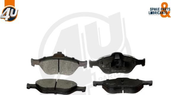 4U Autoparts 22696FR - Kit de plaquettes de frein, frein à disque cwaw.fr