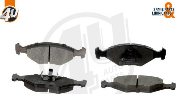 4U Autoparts 22653FT - Kit de plaquettes de frein, frein à disque cwaw.fr