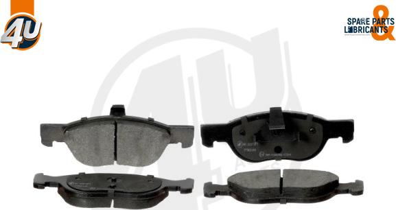 4U Autoparts 22672FT - Kit de plaquettes de frein, frein à disque cwaw.fr