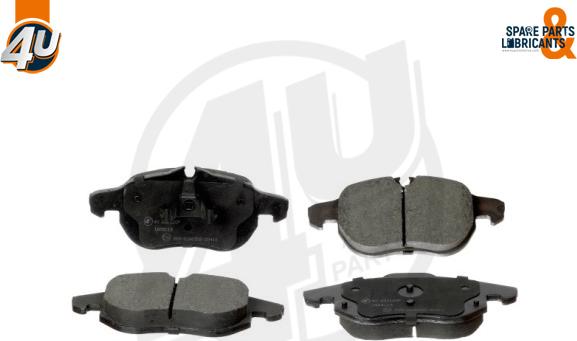 4U Autoparts 22312OP - Kit de plaquettes de frein, frein à disque cwaw.fr