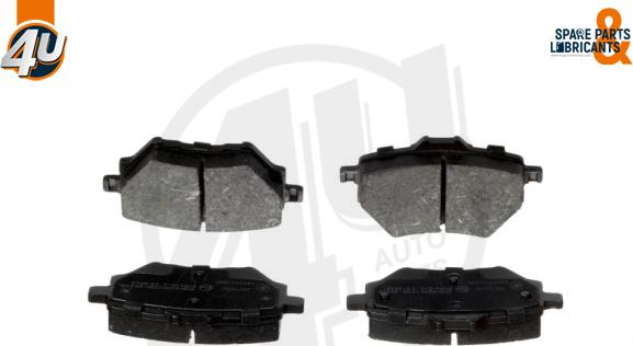 4U Autoparts 22791PU - Kit de plaquettes de frein, frein à disque cwaw.fr