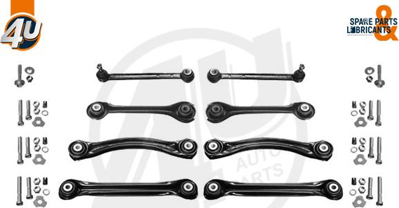 4U Autoparts R40059 - Jeu de bras, suspension de roue cwaw.fr