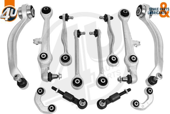 4U Autoparts R33599 - Kit de réparation, bras triangulaire cwaw.fr