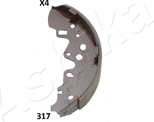 4X4 ESTANFI EST-55-03-317 - Jeu de mâchoires de frein cwaw.fr