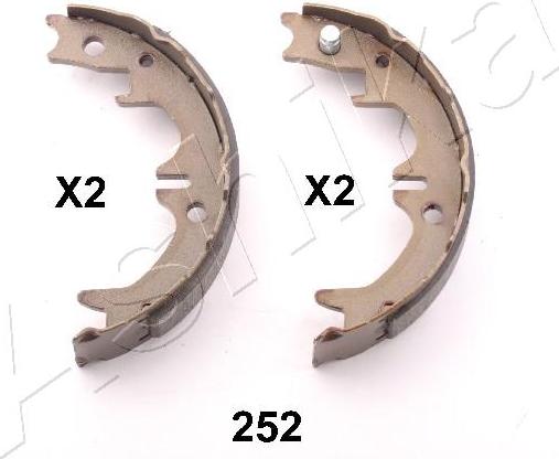 4X4 ESTANFI EST-55-02-252 - Jeu de mâchoires de frein, frein de stationnement cwaw.fr