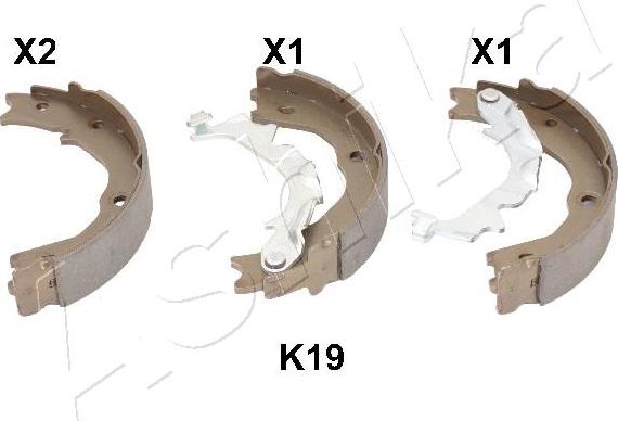 4X4 ESTANFI EST-55-0K-K19 - Jeu de mâchoires de frein, frein de stationnement cwaw.fr