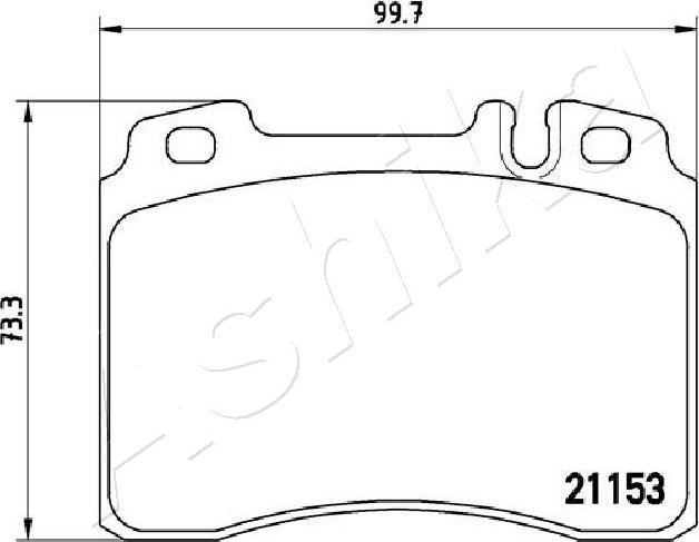 4X4 ESTANFI EST-50-00-0505 - Kit de plaquettes de frein, frein à disque cwaw.fr