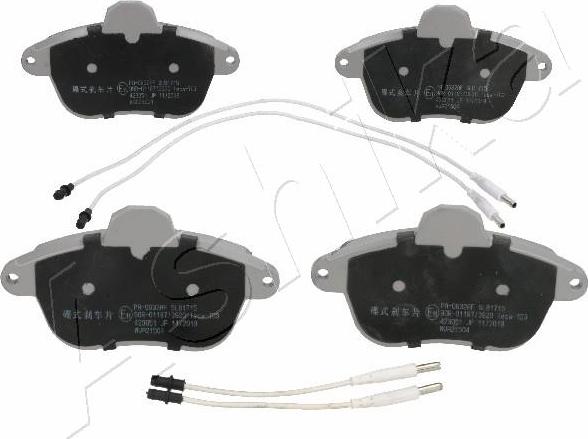 4X4 ESTANFI EST-50-00-0632 - Kit de plaquettes de frein, frein à disque cwaw.fr